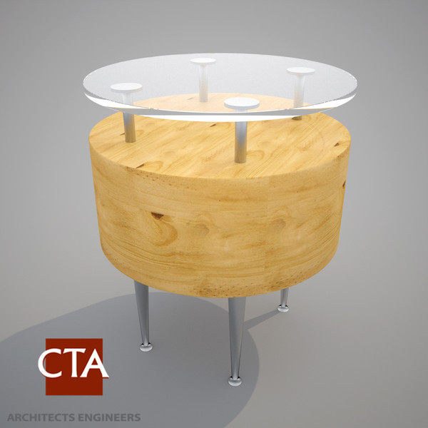 maya end table - End Table by CTA AE